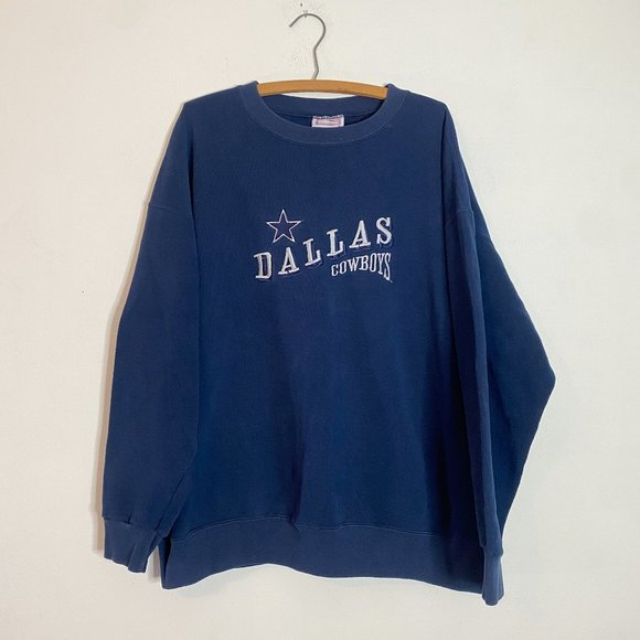 Vintage Other - Vintage Crable Sportswear Dallas Cowboys Football Embroidered Sweatshirt XXL